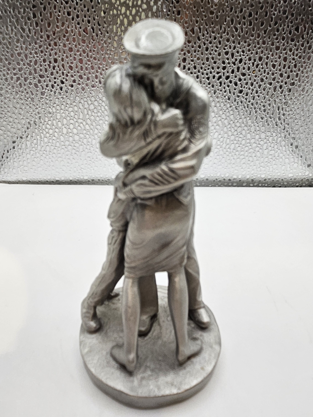 Silver Sailor "HOMECOMING" S. Bleifeld Pewter Sculpture 4.5" Navy Military